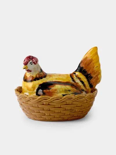 Antique And Vintage 1940s Ceramic Chicken Dish