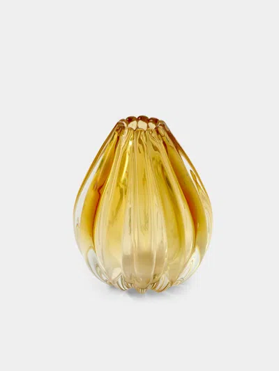 Antique And Vintage 1942 Flavio Poli For Seguso Vetri D'arte Murano Glass Vase (5.5in/14.5cm)