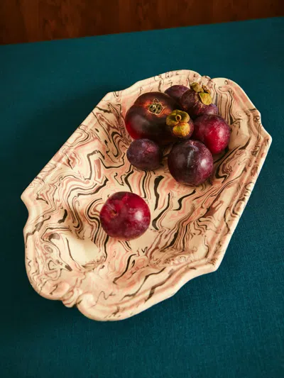 Antique And Vintage 1950s Aptware Small Platter  Abask Luxury Gift In Gold