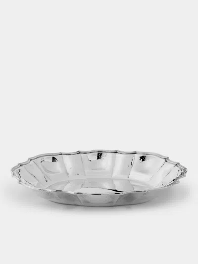 Antique And Vintage 1950s Argenteria Dabbene Milano Solid Silver Tray (17.5in/44cm)