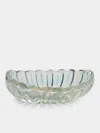 Antique And Vintage 1950s Barovier Murano Glass Bowl In Green