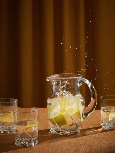 Antique And Vintage 1950s Daum Crystal Pitcher With Water Glasses (set Of 11)  Abask Gift Set