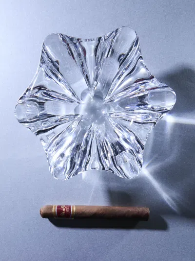 Antique And Vintage 1950s Murano Glass Ashtray  Abask Luxury Gift In Transparent