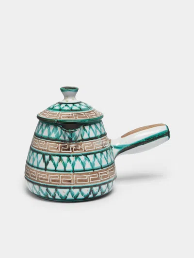 Antique And Vintage 1950s Robert Picault Ceramic Lidded Jug  Abask Luxury Gift In Black