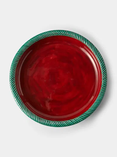 Antique And Vintage 1950s Vallauris Ceramic Decorative Bowl In Multi