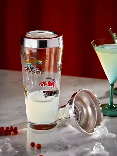 Antique And Vintage 1960s Autocar Glass Cocktail Shaker  Abask Luxury Gift In Transparent