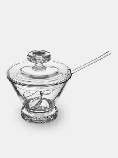 Antique And Vintage 1960s Baccarat Crystal Punch Bowl In Transparent