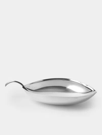 Antique And Vintage 1960s Christofle Silver-plated Leaf
