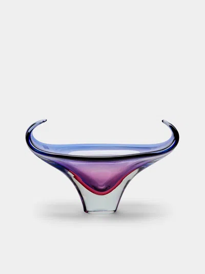 Antique And Vintage 1960s Flavio Poli Murano Glass Bowl