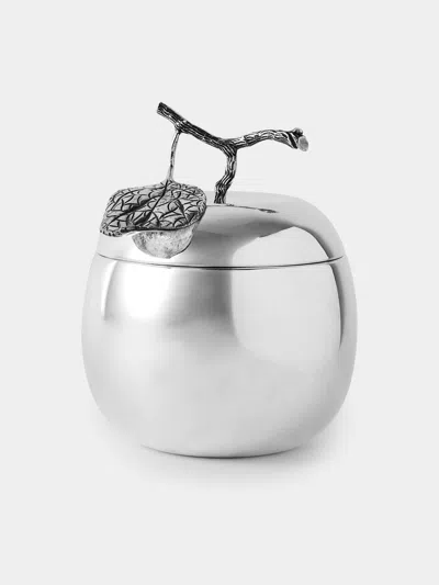 Antique And Vintage 1960s Teghini Firenze Silver-plated Apple Ice Bucket