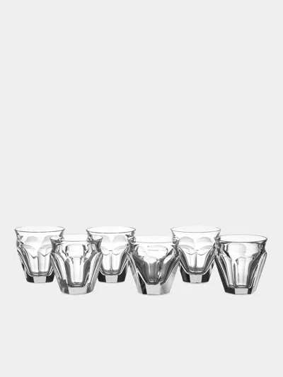 Antique And Vintage 1970s Baccarat Crystal Liquer Glasses (set Of 6) In Transparent