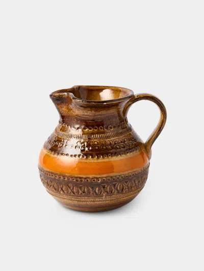 Antique And Vintage 1970s Bitossi Ceramiche Sahara Ceramic Jug