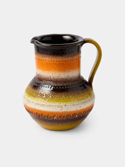 Antique And Vintage 1970s Bitossi Ceramiche Sahara Ceramic Jug