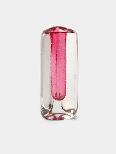 Antique And Vintage 1970s Bullicante Murano Glass Bud Vase (8in/20.5cm)