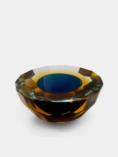 Antique And Vintage 1970s Murano Glass Ashtray In Multi