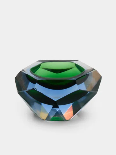 Antique And Vintage 1970s Murano Glass Ashtray In Multi