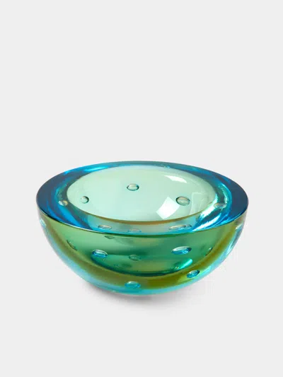 Antique And Vintage 1970s Seguso Bullicante Glass Bowl