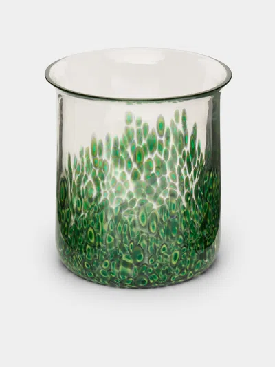 Antique And Vintage 1970s Vistosi Murano Glass Vase (7in/18cm)