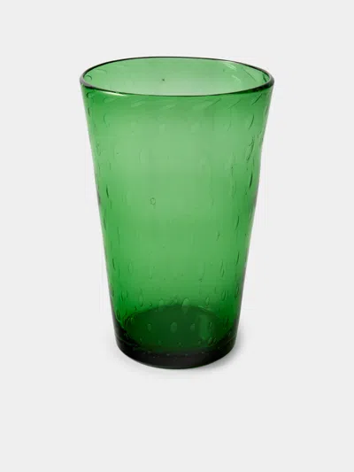 Antique And Vintage 1980s Bullicante Glass Vase (10in/26cm)