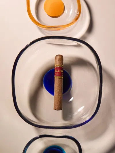 Antique And Vintage 1980s Venini Murano Glass Ashtray In Transparent