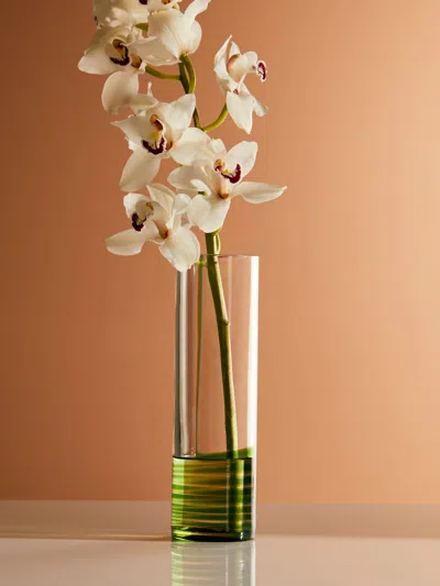 Antique And Vintage 1980s Zuccheri For Venini Bifilo Murano Glass Vase (10.5in/27cm)