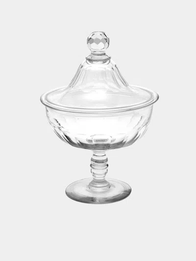 Antique And Vintage 19th-century Crystal Candy Dish  Abask Luxury Gift In Transparent