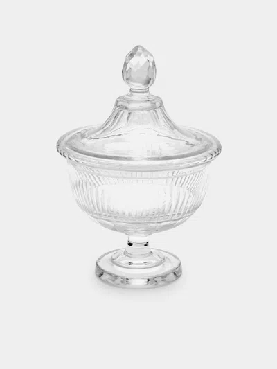 Antique And Vintage 19th-century Saint Louis Crystal Candy Dish  Abask Luxury Gift In Transparent