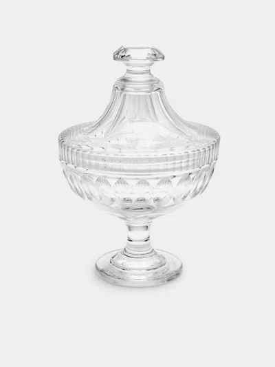 Antique And Vintage 19th-century Saint Louis Crystal Candy Dish  Abask Luxury Gift In Transparent