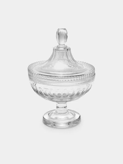 Antique And Vintage 19th-century Saint Louis Crystal Candy Dish  Abask Luxury Gift In Transparent