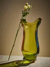 Antique And Vintage 20th-century Daum Crystal Vase (17in/43cm) In Transparent