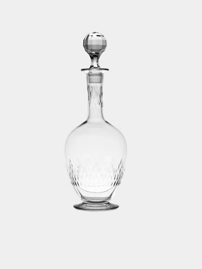Antique And Vintage Early-20th-century Baccarat Molière Crystal Carafe In Transparent
