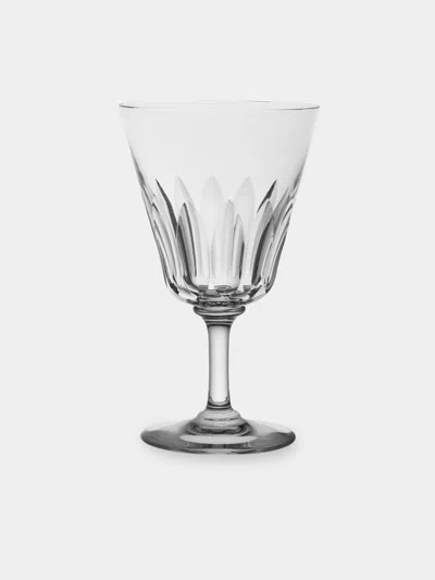 Antique And Vintage Early-20th-century Baccarat Xix Chauny Crystal Wine Glasses (set Of 6)