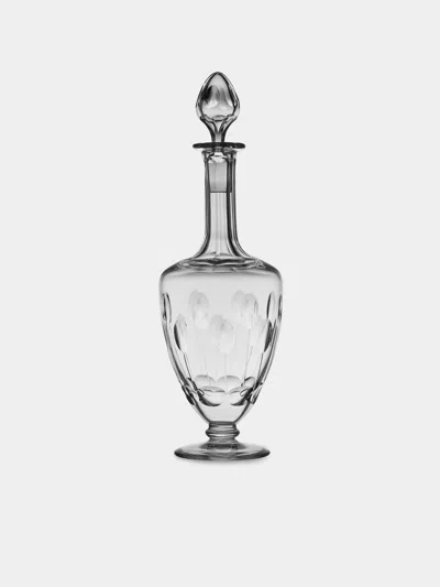 Antique And Vintage Early-20th-century Val Saint Lambert Crystal Carafe In Transparent