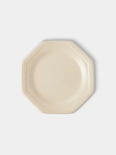 Antique And Vintage Louis Xvi Hand-glazed Ceramic Salad / Dessert Plates - 9in/23cm (set Of 4) In Neutral