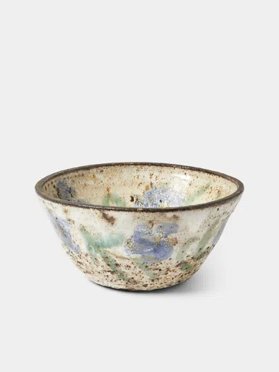 Antique And Vintage Mid-century Albert Thiry Ceramic Bowl In Multi