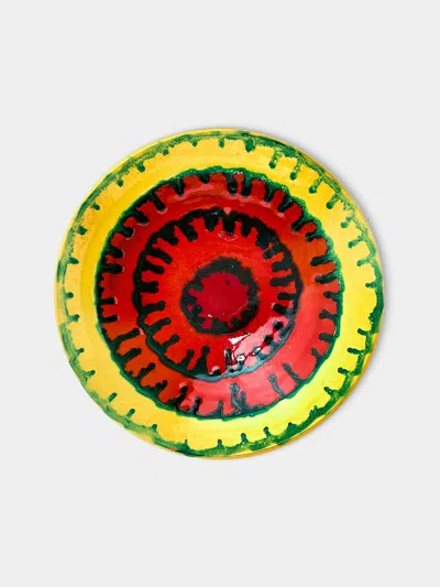 Antique And Vintage Mid-century Ceramic Decorative Plate (10.5in/27cm)