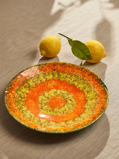 Antique And Vintage Mid-century Ceramic Decorative Plate