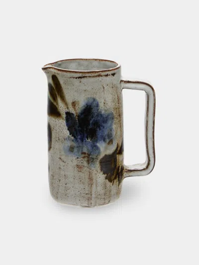 Antique And Vintage Mid-century Ceramic Pitcher In Multi