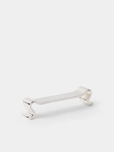 Antique And Vintage Mid-century Christofle Silver-plated Ribbon Knife Rests (set Of 12)