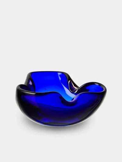 Antique And Vintage Mid-century Glass Ashtray