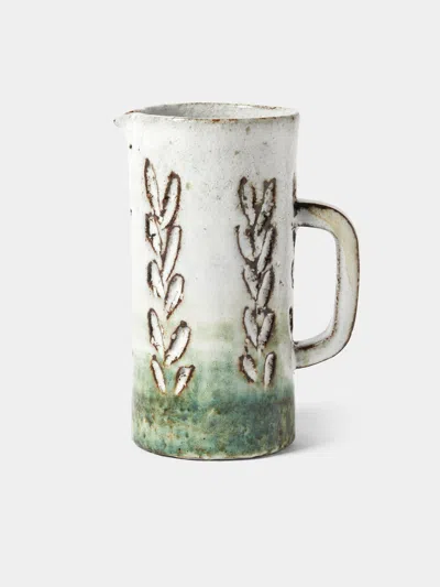 Antique And Vintage Mid-century Gustave Reynaud Decorative Jug In Multi