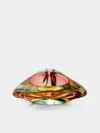 Antique And Vintage Mid-century Murano Glass Ashtray In Multi