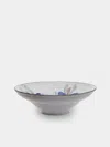 Antique And Vintage Mid-century Salad Bowl In White