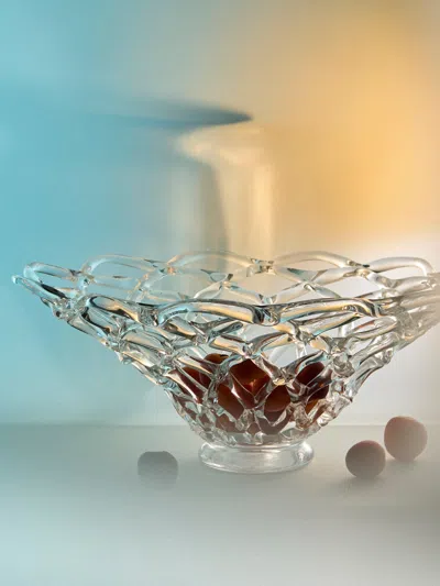 Antique And Vintage Mid-century Barovier & Toso Murano Glass Dish