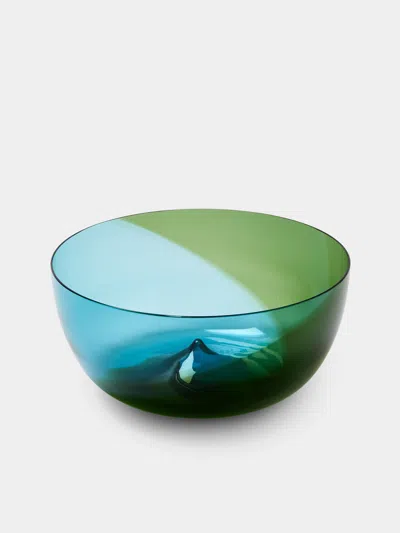Antique And Vintage Mid-century Venini Glass Bowl In Multi