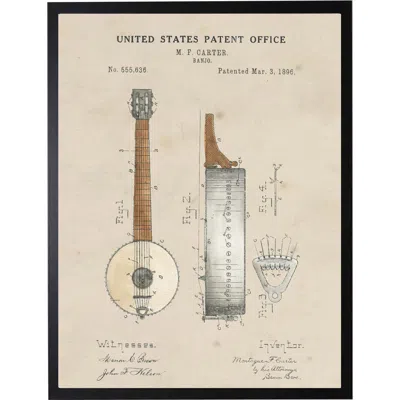 Antique Curiosities Banjo Template In Transparent