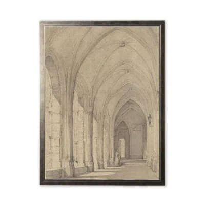 Antique Curiosities Church Hallway Painting Print In Multi