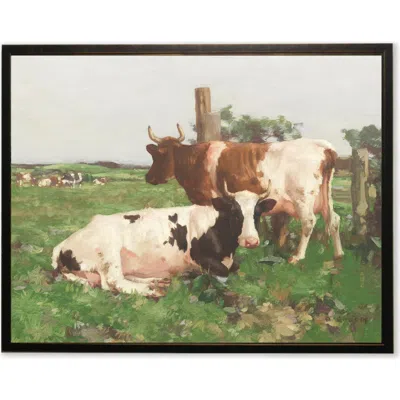 Antique Curiosities Cows In Multi