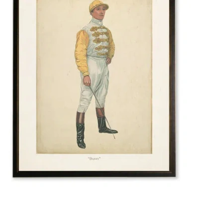 Antique Curiosities "danny" Jockey In Multi
