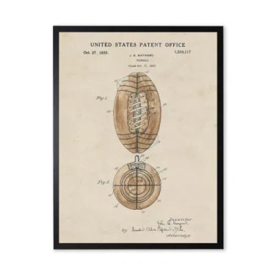 Antique Curiosities Football Patent In Multi
